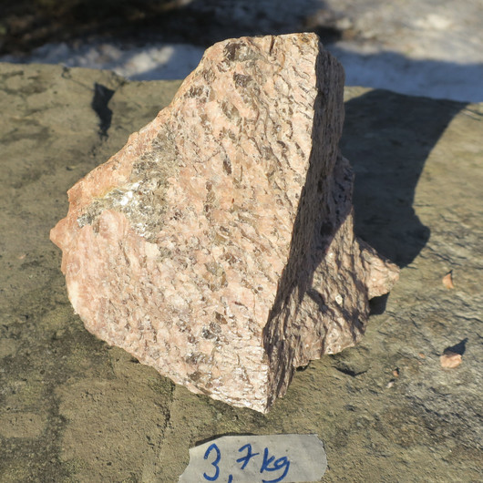 Kirjomaasälpä raaka 3,7kg 17x14x13cm Suomi Tammela Hi134