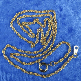 Kultadubleeketju 45cm, ei korukäyttöön. 
