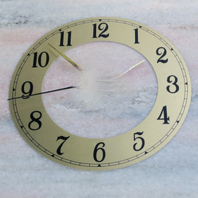 Numerotaulurengas arabialaiset numerot 130mm, kellotarvikkeet