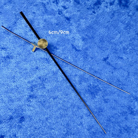 Sekuntiviisari seinäkelloon musta 6cm