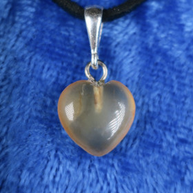 Riipus karneoli 10mm sydän 