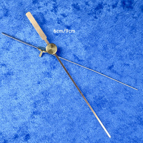 Sekuntiviisari seinäkelloon kullan värinen 6cm