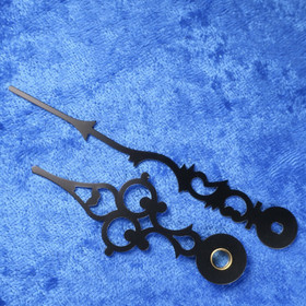 Seinäkellon osoittimet koristeelliset mustat 50-80mm, metallia K