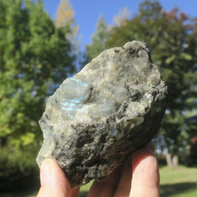 Labradoriitti raaka 711g Porvoo Suomi Hi139j