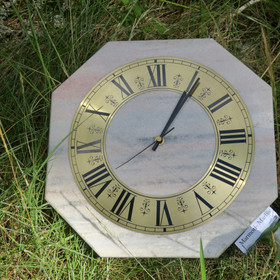 Seinäkello marmori 30x30cm pastellisävyt 337h