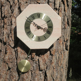 Heilurikello marmori 25x25cm pastellisävyt 337-hei25