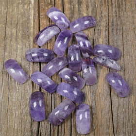 Ametisti 18x8mm, 2 reikää irtohelmi