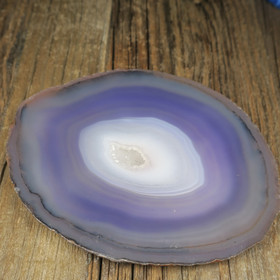 Akaattilevy 93g 110x90x5mm violetti ja harmaa Brasilia NX8