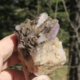 Pegmatiitti ametisti, savukvartsi  258g Uhlu Hi156B 