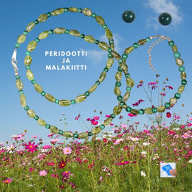 Helmet malakiitti ja peridootti 49cm- Olive1