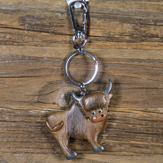 Avaimenperä Biisoni, härkä, puuta