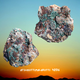 Atsuriittimalakiitti raakakivi 489g