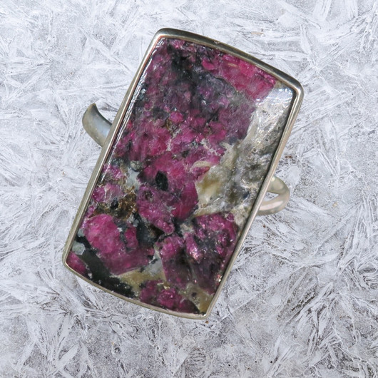 Hopeasormus eudialyytti 24mm nro2