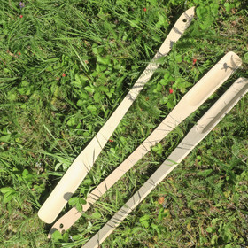 Kenkälusikka puinen, pitkä varsi