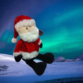 Pehmolelu joulupukki 