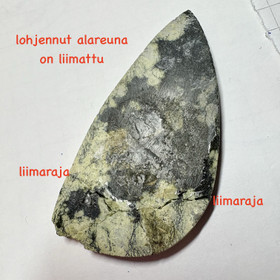 Kapussi serpentiini kookas 65x33mm lohkeema liimattu = sekunda