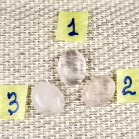 Kapussi ruusukvartsi 8x10mm ovaali cabochon