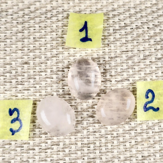 Kapussi ruusukvartsi 8x10mm ovaali cabochon