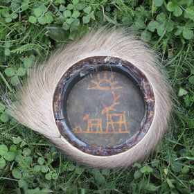 Noitarumpu 10cm koristerumpu kultaporot ja aurinko poronkarvasomistein