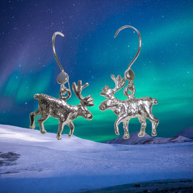 Korvakorut hopeinen poro Petteri1