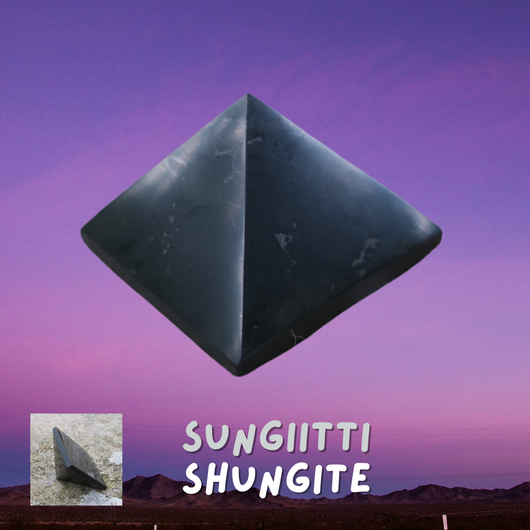 Sungiitti pyramidi  50mm