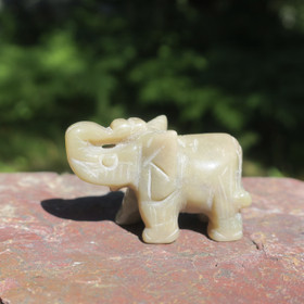 Kivieläin harmaa akaatti elefantti 