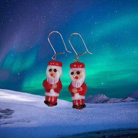 Korvakorut joulupukki, lasia