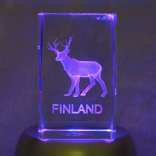 Kristallikuutio 6cm poro, Lapland