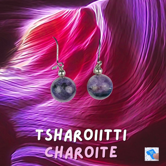 Korvakorut tsharoiitti 12mm