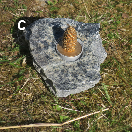 Tuikkualusta serpentiniitti valitse kuvista A, B,C, D,E,X