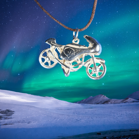 Hopeariipus moottoripyörä