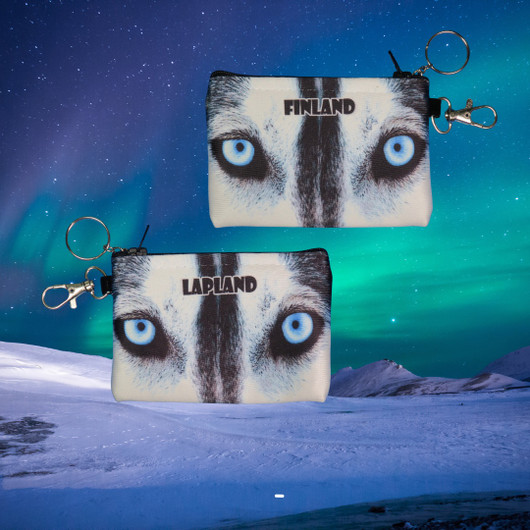 Kukkaro pussukka huskyn silmät 