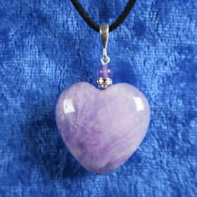 Riipus ametistisydän vaalea 25mm F