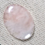 Kapussi ruusukvartsi 30x40mm ovaali cabochon