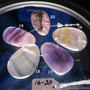 Riipus fluoriitti porattu, pituus n.3cm. Valitse nro 1-32