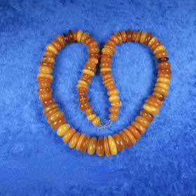 Kaulahelmet meripihka 52cm AMB3