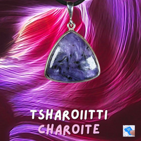 Hopeariipus tsharoiitti kolmio 925-hopea 64riC