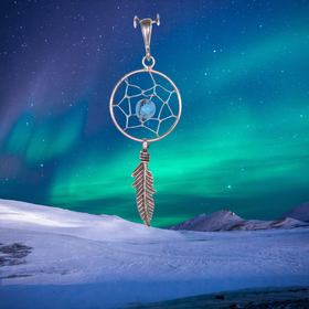 Riipus unisieppari ja sulka