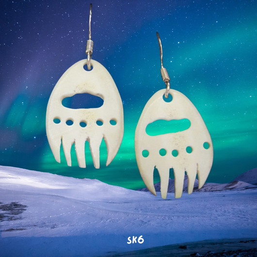 Korvakorut poronsarvi KARHUNTASSU 22mm SK6