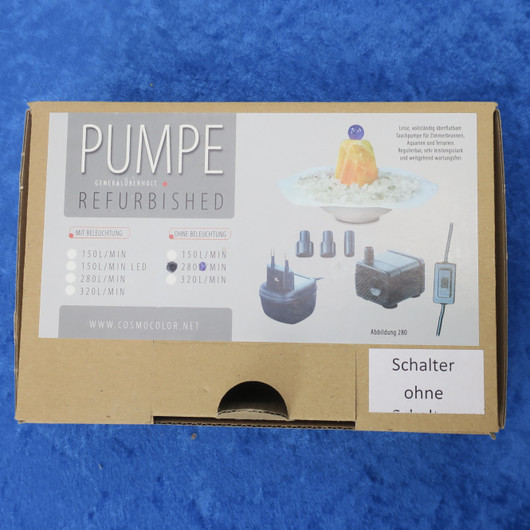 Suihkulähdepumppu 280L/H Seliger