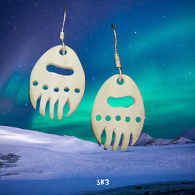 Korvakorut poronsarvi KARHUNJÄLKI 20mm SK3