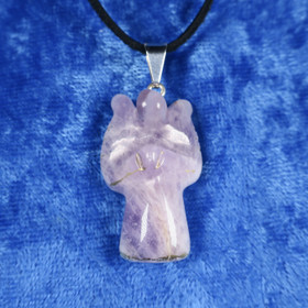 Riipus ametistienkeli kädet ristissä 30mm