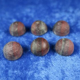 Kapussi jaspiliitti 16-16,5mm pyöreä, korkeus 8mm. Mattapinta