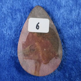 Kapussi rodoniitti pisara cabochon nro6