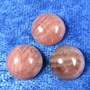 Kapussi rodokrosiitti 12mm pyöreä cabochon
