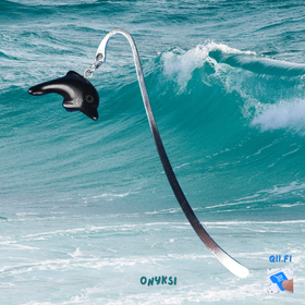 Kirjanmerkki onyksi DELFIINI