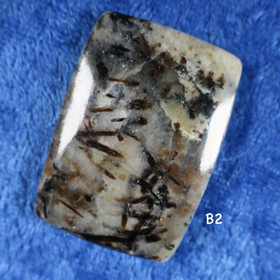 Kapussi astrofylliitti 39x27mm 5,5mm suorakaide  B2