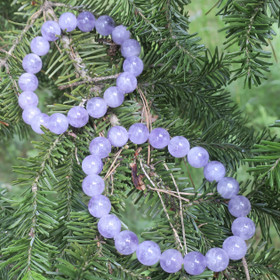 Rannekoru ametisti vaalea 12mm MINKA