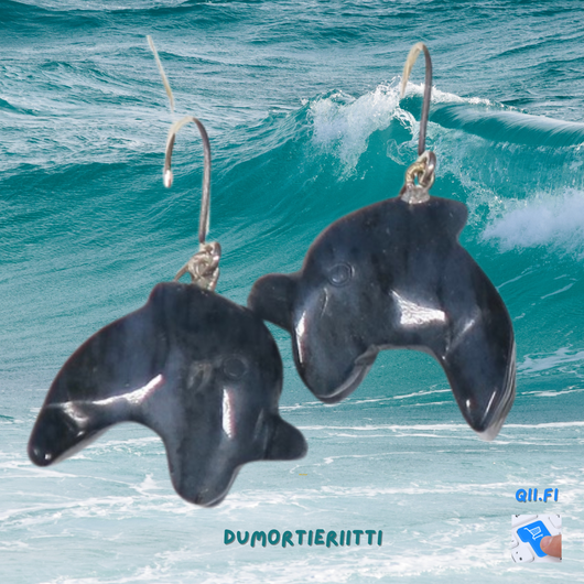 Korvakorut dumortieriitti delfiini