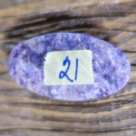 Kapussi tsharoiitti 33,5x18mm helmiäistsharoiitti nro21